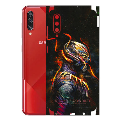 Samsung A/S Series Phone Skins (All Models) - Black Panther - 3D Embossed Finish (L-190) Samsung Galaxy A70s
