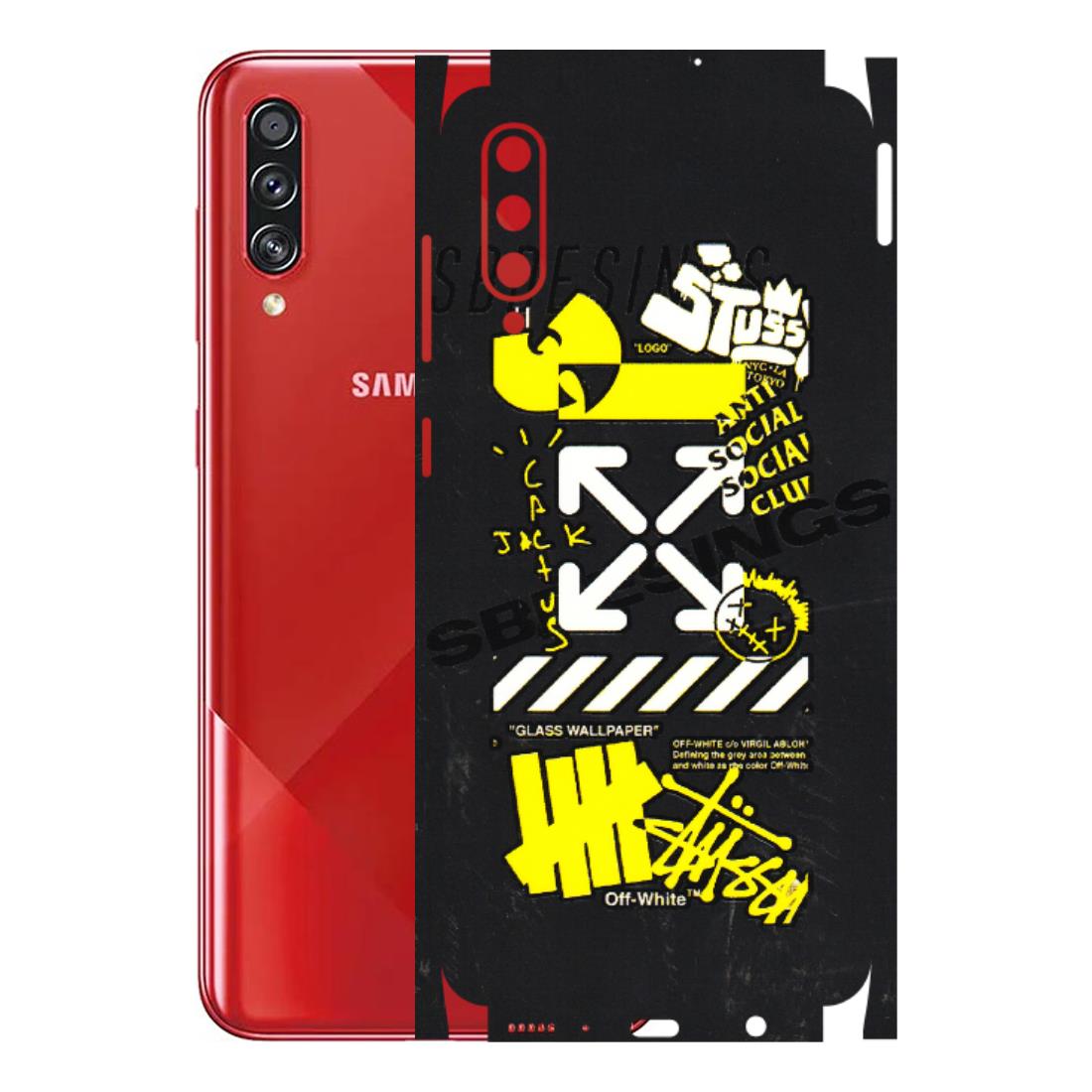 Samsung A/S Series Phone Skins (All Models) - Anti Social Graffiti - 3D Embossed Finish (L-198) Samsung Galaxy A70s