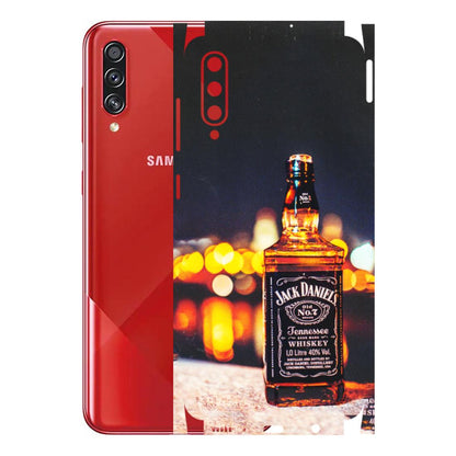 Samsung A/S Series Phone Skins (All Models) - JD Whiskey Bottle - 3D Embossed Finish (L-20) Samsung Galaxy A70s
