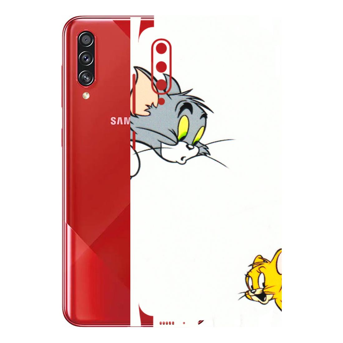 Samsung A/S Series Phone Skins (All Models) - Cute Tom And Jerry - 3D Embossed Finish (L-220) Samsung Galaxy A70s