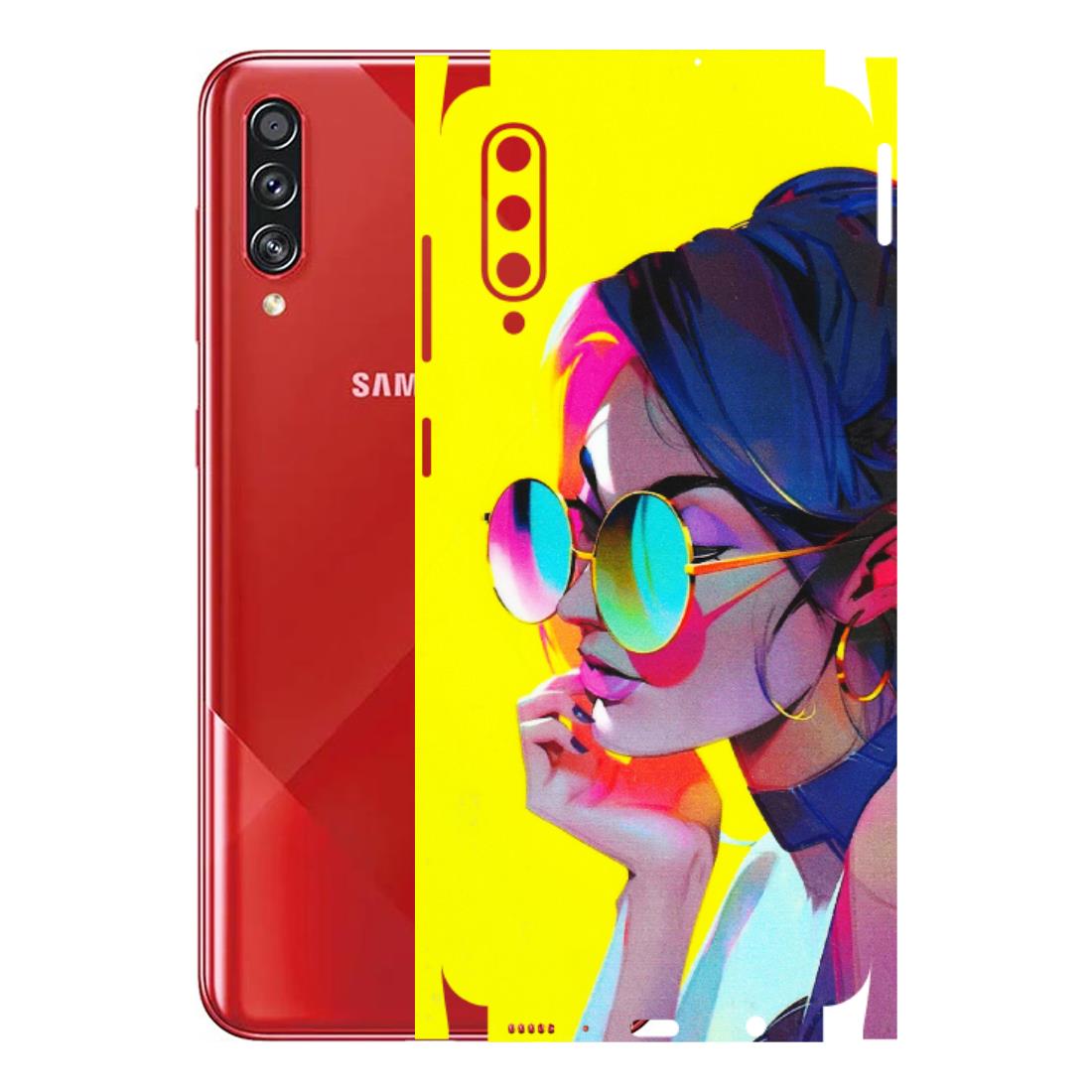 Samsung A/S Series Phone Skins (All Models) - Bold Stylish Girl - 3D Embossed Finish (L-222) Samsung Galaxy A70s