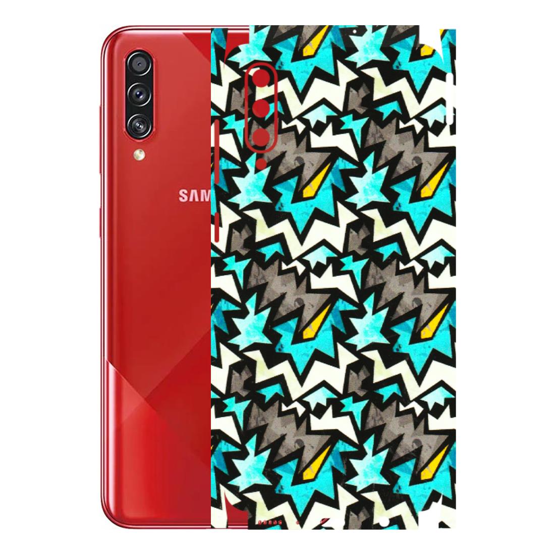 Samsung A/S Series Phone Skins (All Models) - Funky Zig Zag - 3D Embossed Finish (L-223) Samsung Galaxy A70s