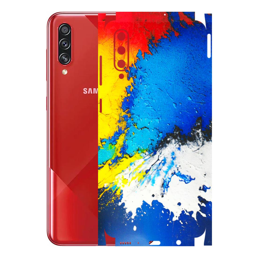 Samsung A/S Series Phone Skins (All Models) - Acrylic Paint Spill - 3D Embossed Finish (L-229) Samsung Galaxy A70s