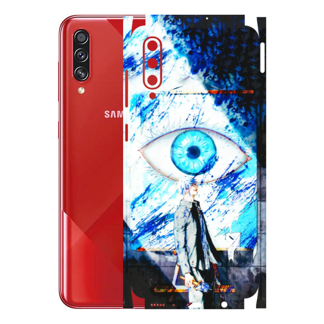 Samsung A/S Series Phone Skins (All Models) - Gojo Satoru evil eye - 3D Embossed Finish (L-239) Samsung Galaxy A70s