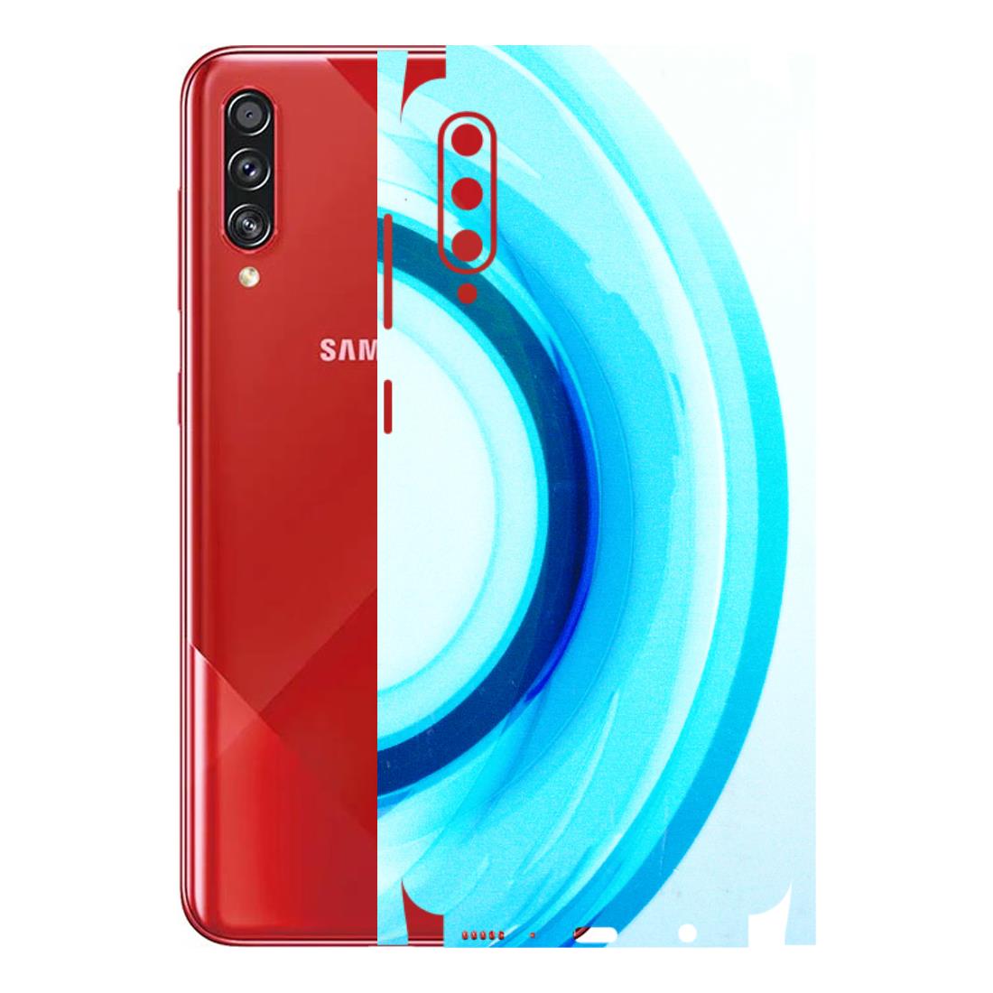 Samsung A/S Series Phone Skins (All Models) - The Blue Curve - 3D Embossed Finish (L-244) Samsung Galaxy A70s