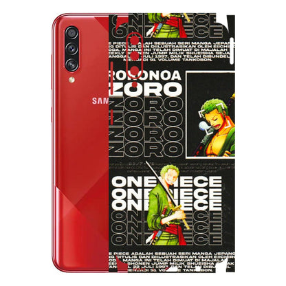 Samsung A/S Series Phone Skins (All Models) - One Piece Zoro - 3D Embossed Finish (L-250) Samsung Galaxy A70s
