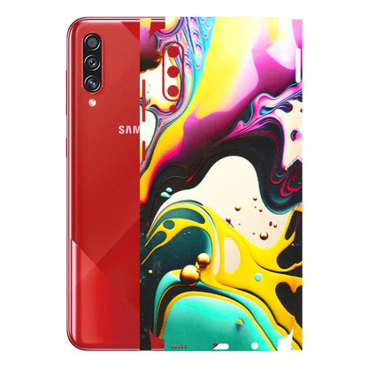 Samsung A/S Series Phone Skins (All Models) - Multicolor Abstract pattern - 3D Embossed Finish (L-254) Samsung Galaxy A70s