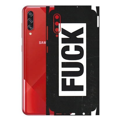 Samsung A/S Series Phone Skins (All Models) - The F Word - 3D Embossed Finish (L-255) Samsung Galaxy A70s