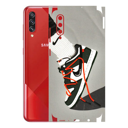 Samsung A/S Series Phone Skins (All Models) - New Grey Sneaker - 3D Embossed Finish (L-261) Samsung Galaxy A70s