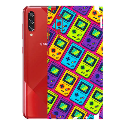 Samsung A/S Series Phone Skins (All Models) - Gameboy Colourful - 3D Embossed Finish (L-266) Samsung Galaxy A70s