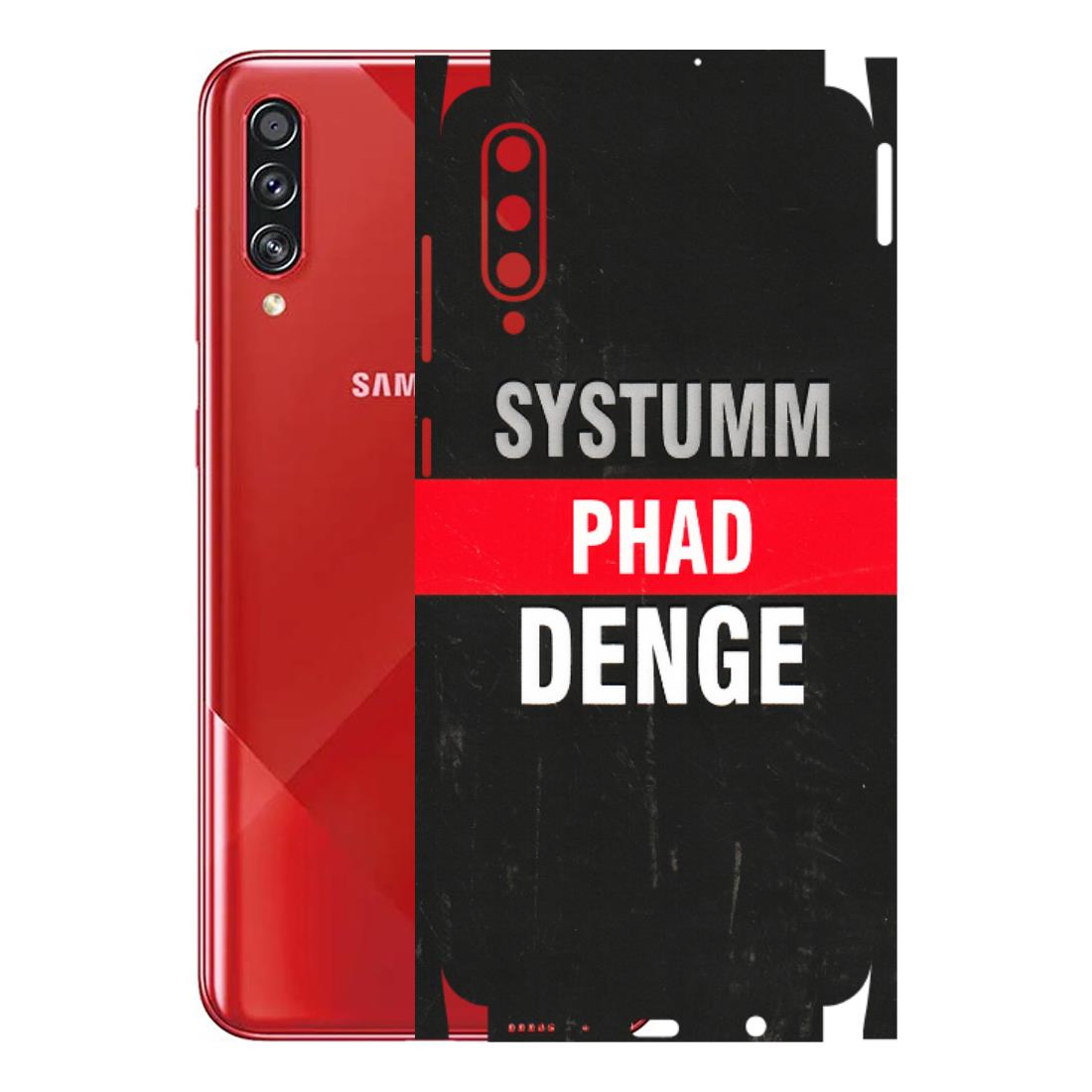 Samsung A/S Series Phone Skins (All Models) - Systumm Phad Denge - 3D Embossed Finish (L-278) Samsung Galaxy A70s