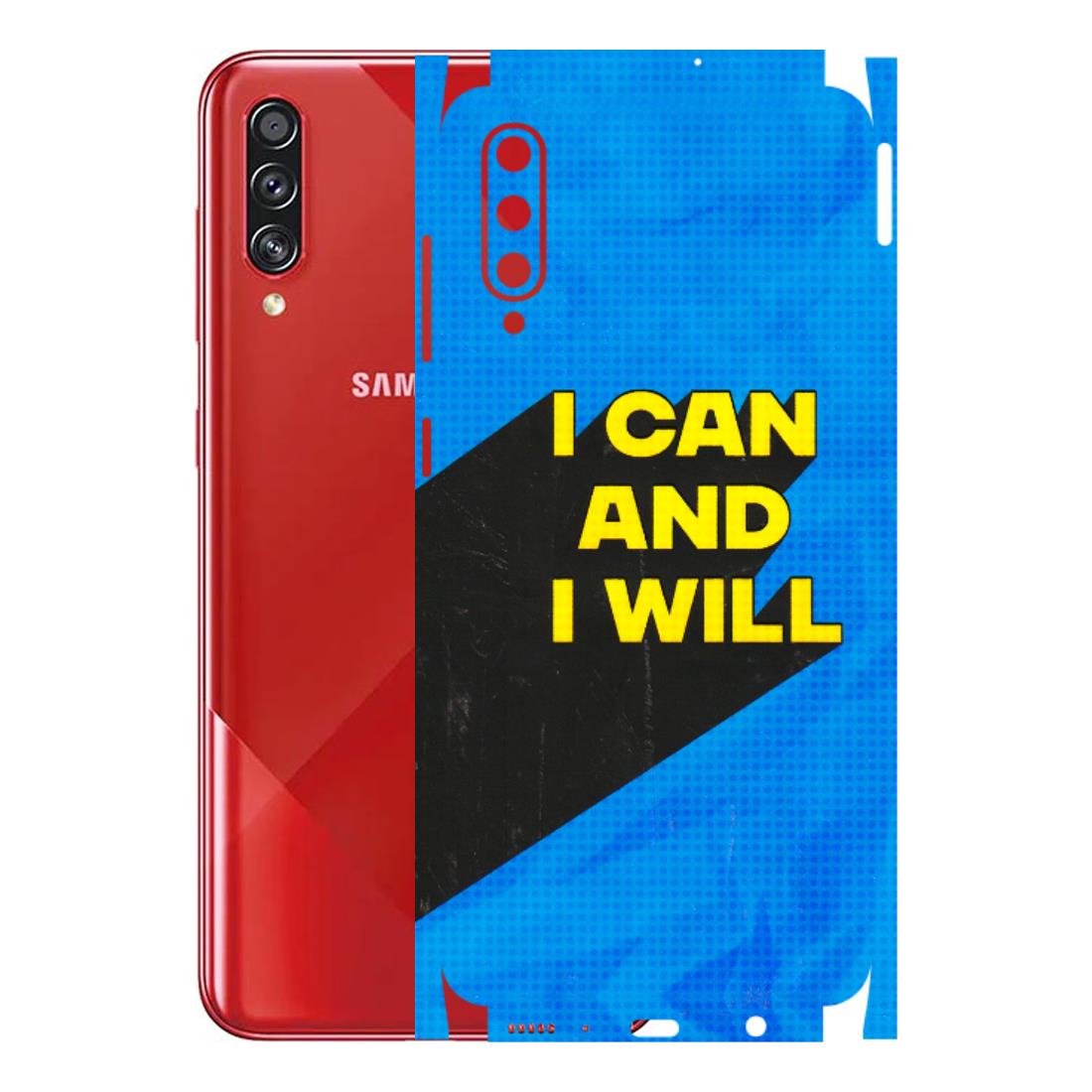 Samsung A/S Series Phone Skins (All Models) - I Can And I Will - 3D Embossed Finish (L-281) Samsung Galaxy A70s