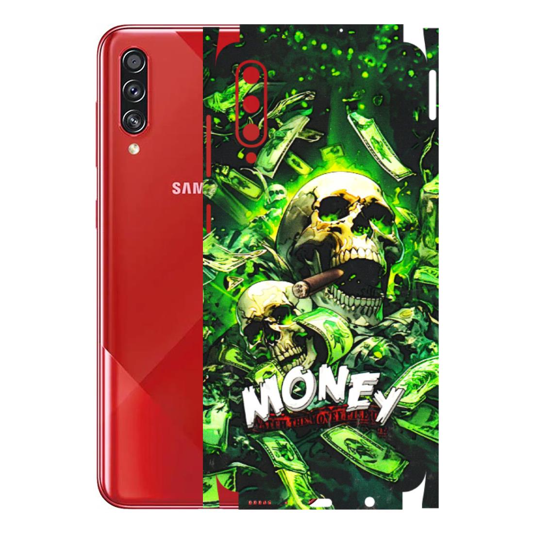 Samsung A/S Series Phone Skins (All Models) - Skull Money - 3D Embossed Finish (L-303) Samsung Galaxy A70s