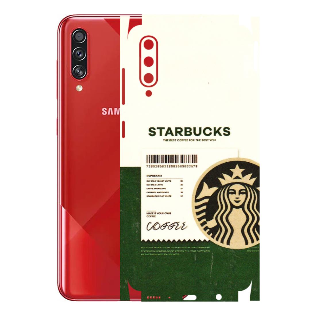 Samsung A/S Series Phone Skins (All Models) - Starbucks Barcode - 3D Embossed Finish (L-308) Samsung Galaxy A70s