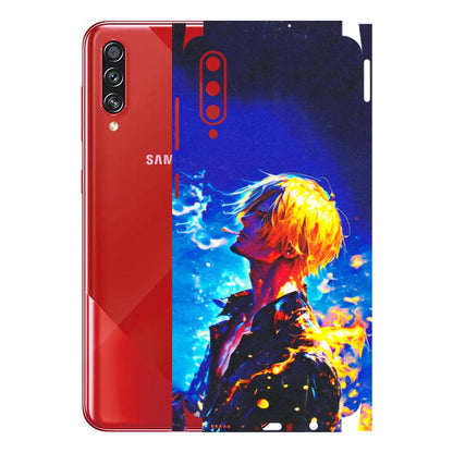 Samsung A/S Series Phone Skins (All Models) - Sanji Vinsmoke One Piece - 3D Embossed Finish (L-319) Samsung Galaxy A70s