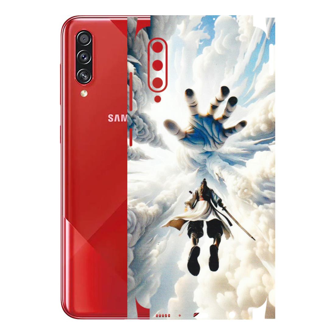 Samsung A/S Series Phone Skins (All Models) - Big Hand With Monkey King - 3D Embossed Finish (L-323) Samsung Galaxy A70s