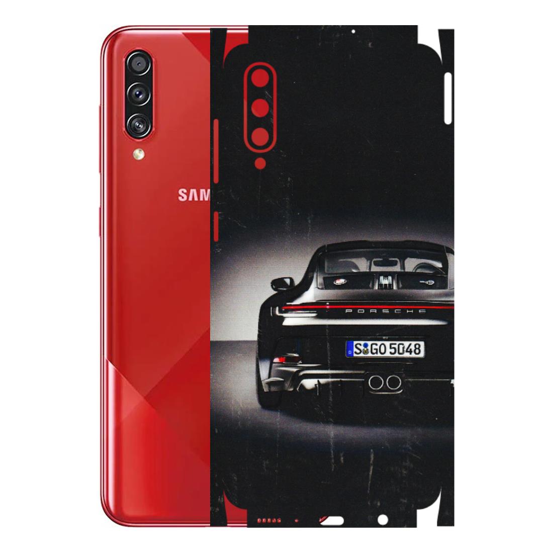 Samsung A/S Series Phone Skins (All Models) - New Black Porsche GT3 - 3D Embossed Finish (L-327) Samsung Galaxy A70s