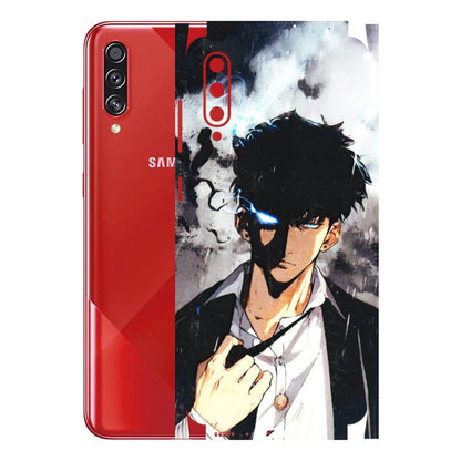 Samsung A/S Series Phone Skins (All Models) - Sung Jinwoo Manhwa Anime - 3D Embossed Finish (L-328) Samsung Galaxy A70s