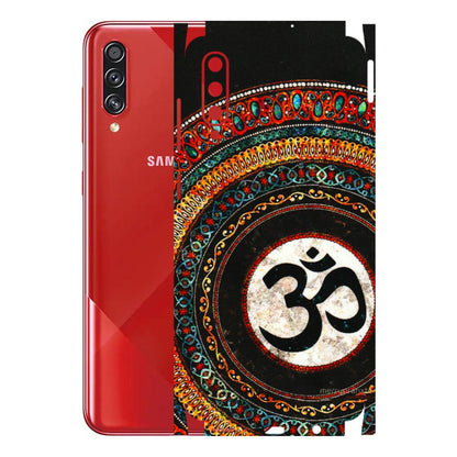 Samsung A/S Series Phone Skins (All Models) - Aum Chant Abstract - 3D Embossed Finish (L-42) Samsung Galaxy A70s