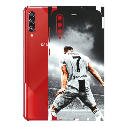 Samsung A/S Series Phone Skins (All Models) - Ronaldo CR7 Crazy - 3D Embossed Finish (L-44) Samsung Galaxy A70s