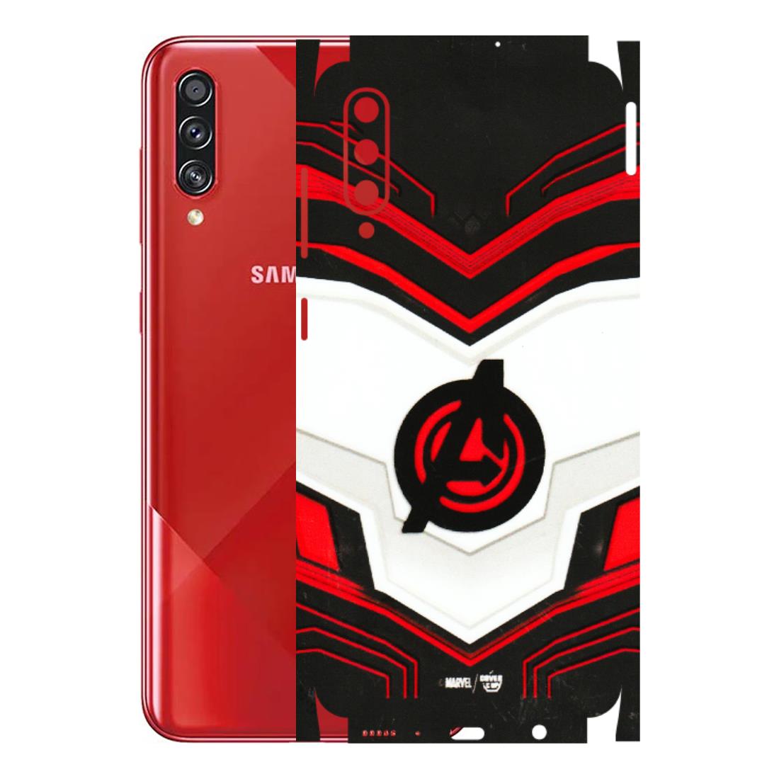 Samsung A/S Series Phone Skins (All Models) - Avengers Logo - 3D Embossed Finish (L-55) Samsung Galaxy A70s