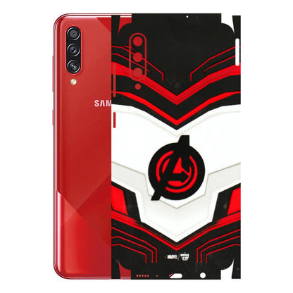 Samsung A/S Series Phone Skins (All Models) - Avengers Logo - 3D Embossed Finish (L-55) Samsung Galaxy A70s
