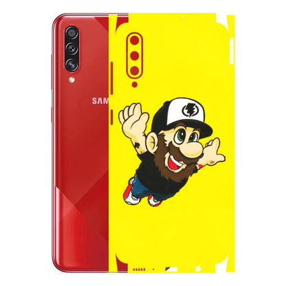 Samsung A/S Series Phone Skins (All Models) - Flying Beardo - 3D Embossed Finish (L-60) Samsung Galaxy A70s