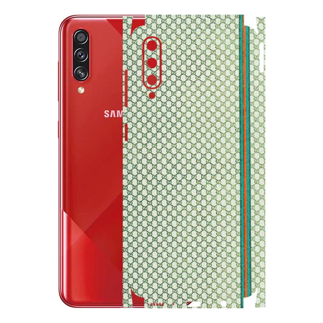 Samsung A/S Series Phone Skins (All Models) - Gucci Fabric Pattern - 3D Embossed Finish (L-73) Samsung Galaxy A70s