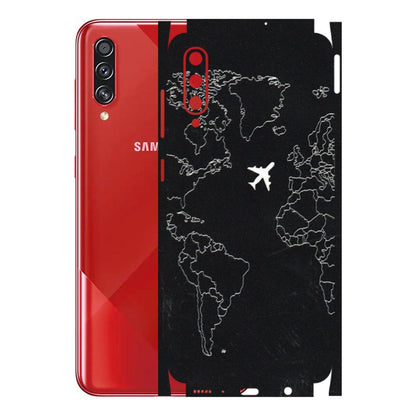 Samsung A/S Series Phone Skins (All Models) - Never Ending Travel - 3D Embossed Finish (L-79) Samsung Galaxy A70s