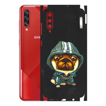 Samsung A/S Series Phone Skins (All Models) - Puppy N Hoodie - 3D Embossed Finish (L-90) Samsung Galaxy A70s