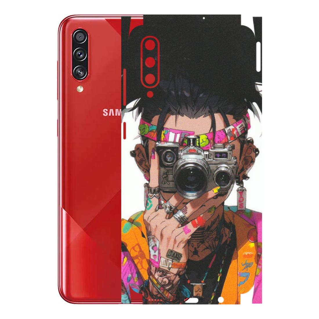 Samsung A/S Series Phone Skins (All Models) - Camera Lover Girl - Matte Finish (M-09) Samsung Galaxy A70s