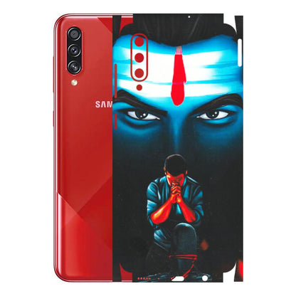 Samsung A/S Series Phone Skins (All Models) - Mahakal Bhakt - Matte Finish (M-112) Samsung Galaxy A70s