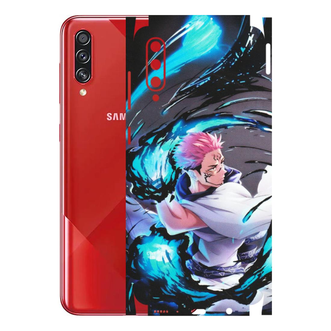 Samsung A/S Series Phone Skins (All Models) - New Jujutsu Kaisen Grey Blue Anime - Matte Finish (M-127) Samsung Galaxy A70s