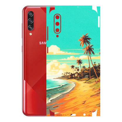 Samsung A/S Series Phone Skins (All Models) - Miami Beach - Matte Finish (M-136) Samsung Galaxy A70s