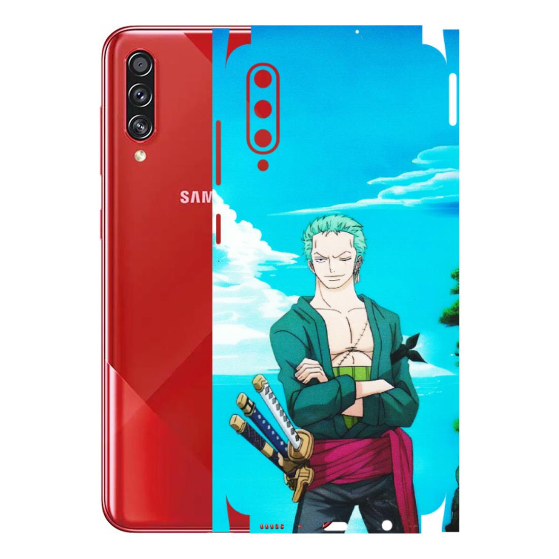 Samsung A/S Series Phone Skins (All Models) - Cool Swordman Zoro Anime - Matte Finish (M-143) Samsung Galaxy A70s
