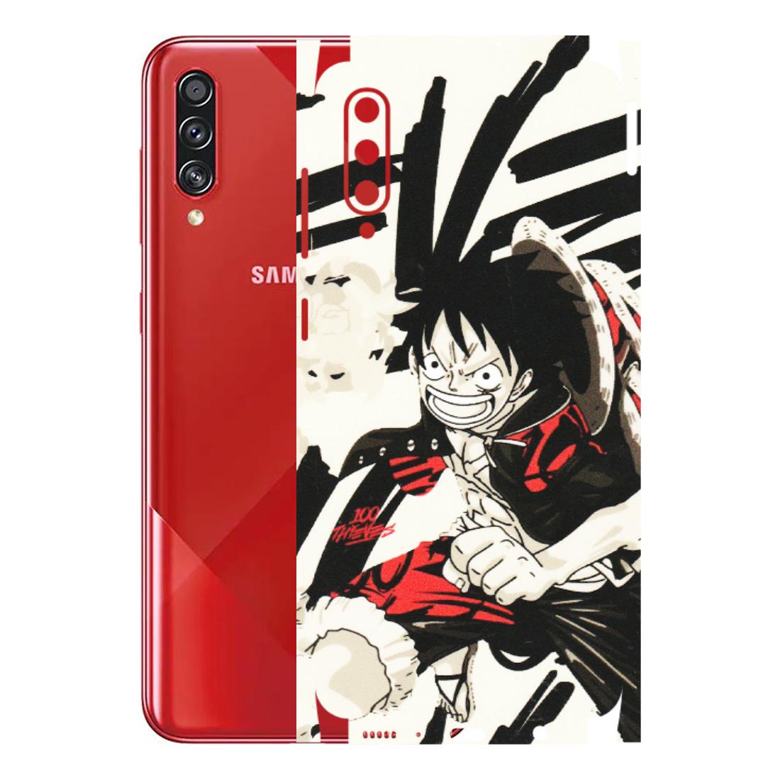 Samsung A/S Series Phone Skins (All Models) - Monkey D.Luffy Manga Anime - Matte Finish (M-145) Samsung Galaxy A70s