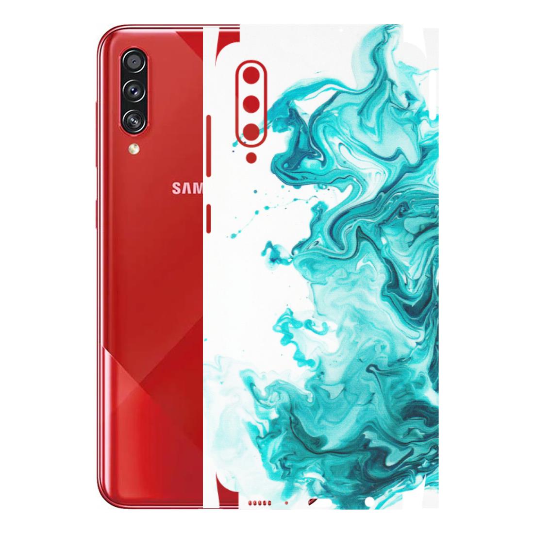 Samsung A/S Series Phone Skins (All Models) - Sky Blue Abstract Colour - Matte Finish (M-146) Samsung Galaxy A70s