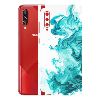 Samsung A/S Series Phone Skins (All Models) - Sky Blue Abstract Colour - Matte Finish (M-146) Samsung Galaxy A70s