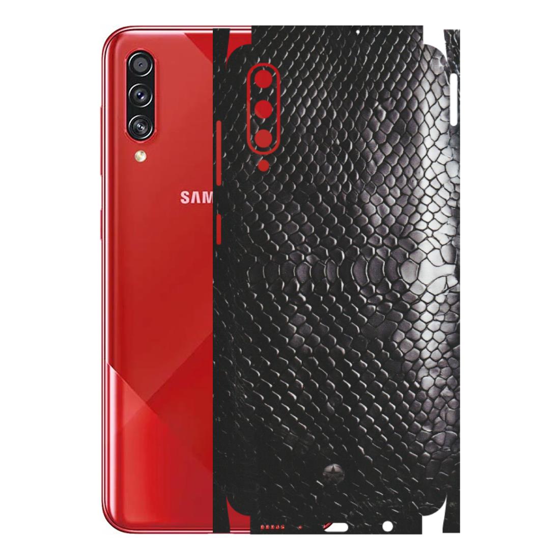 Samsung A/S Series Phone Skins (All Models) - Black Snack Leather - Matte Finish (M-147) Samsung Galaxy A70s