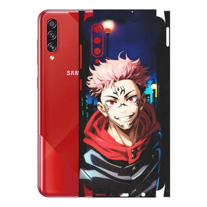 Samsung A/S Series Phone Skins (All Models) - Yuji Itadori Funny Face Anime - Matte Finish (M-152) Samsung Galaxy A70s