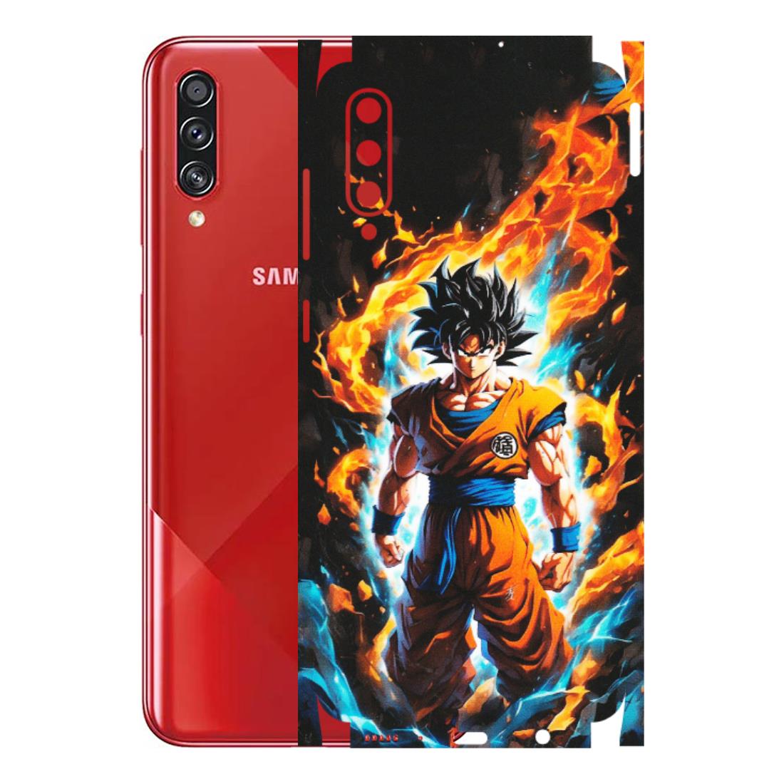 Samsung A/S Series Phone Skins (All Models) - Goku Transformation Anime - Matte Finish (M-159) Samsung Galaxy A70s