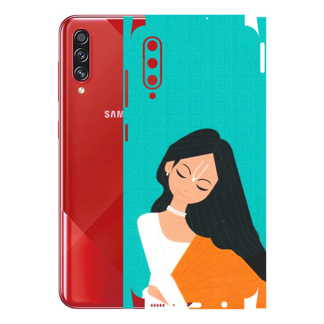 Samsung A/S Series Phone Skins (All Models) - Radhe Radhe With Hindu Symbol - Matte Finish (M-164) Samsung Galaxy A70s