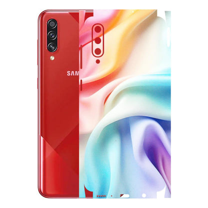 Samsung A/S Series Phone Skins (All Models) - Colourful Silk Cloth - Matte Finish (M-165) Samsung Galaxy A70s