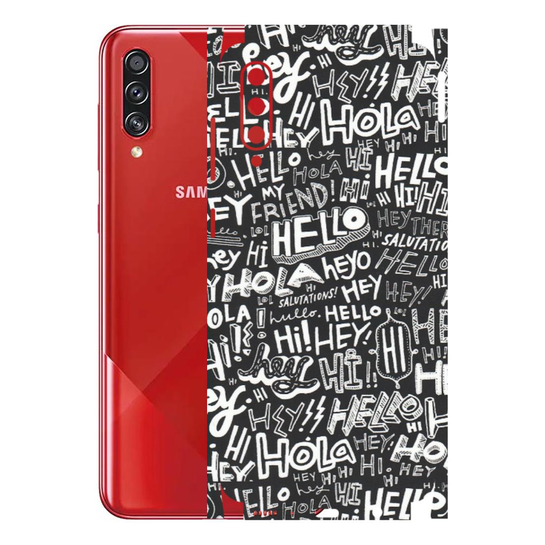 Samsung A/S Series Phone Skins (All Models) - Hi Hello Doodles - Matte Finish (M-25) Samsung Galaxy A70s