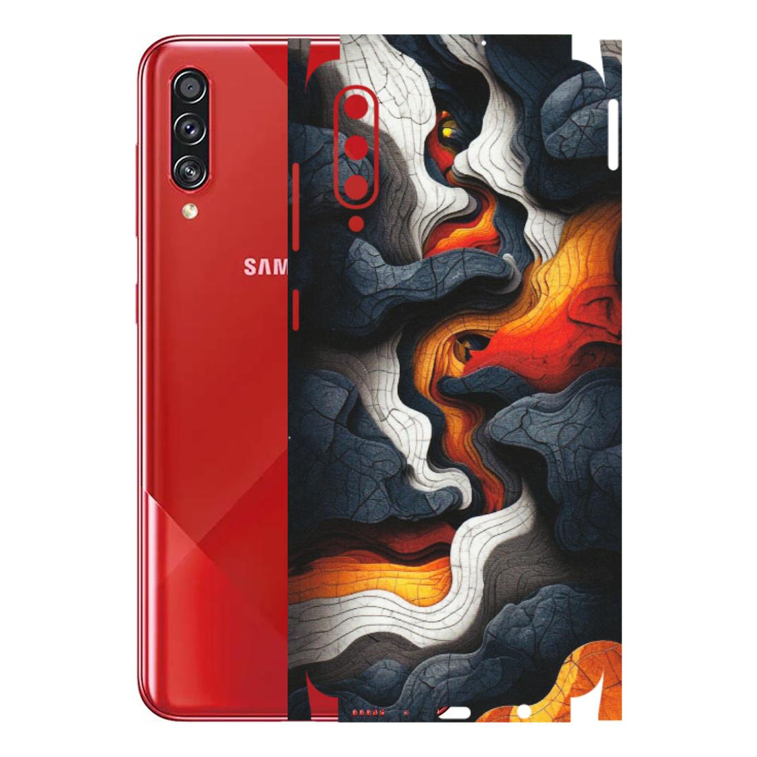 Samsung A/S Series Phone Skins (All Models) - Abstract Volcanic Layers - Matte Finish (M-52) Samsung Galaxy A70s