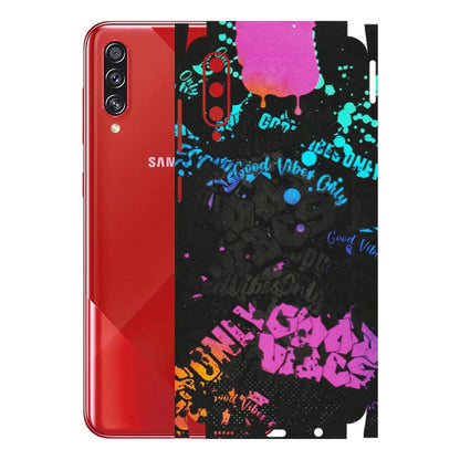 Samsung A/S Series Phone Skins (All Models) - Majestic Black Vibes - Matte Finish (M-62) Samsung Galaxy A70s