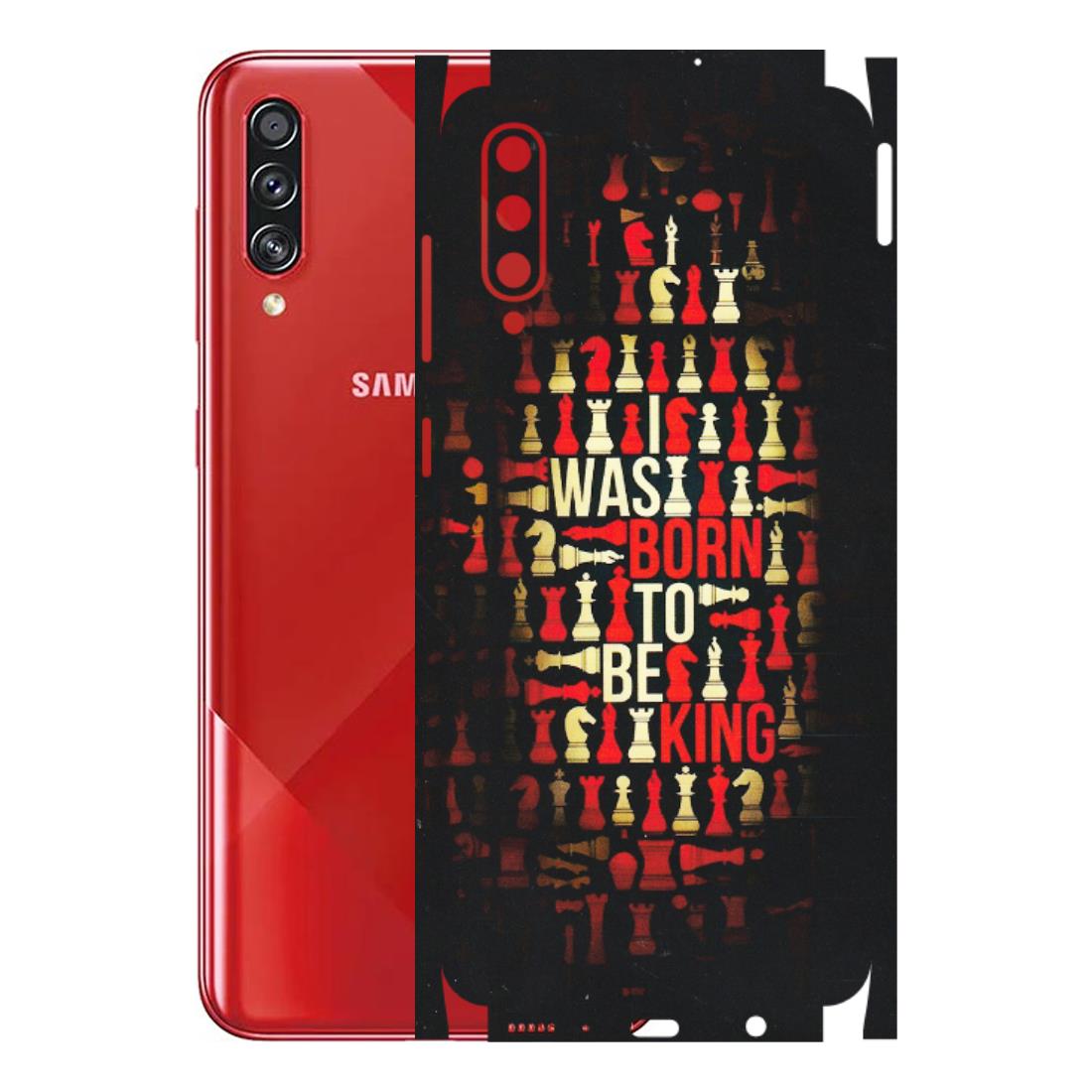 Samsung A/S Series Phone Skins (All Models) - Born To Be King - Matte Finish (M-73) Samsung Galaxy A70s
