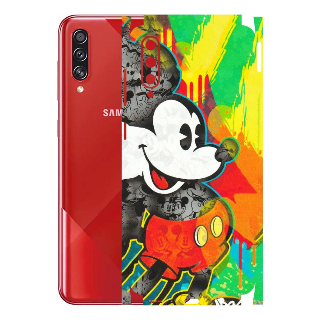 Samsung A/S Series Phone Skins (All Models) - Multiple Mickey With Colourful Texture - Matte Finish (M-84) Samsung Galaxy A70s