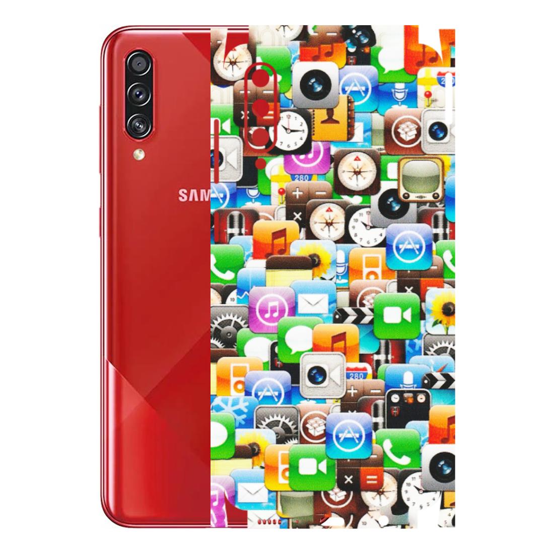Samsung A/S Series Phone Skins (All Models) - All Apple Icons - Matte Finish (M-93) Samsung Galaxy A70s