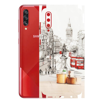 Samsung A/S Series Phone Skins (All Models) - London Street - Transparent Finish (T-02) Samsung Galaxy A70s